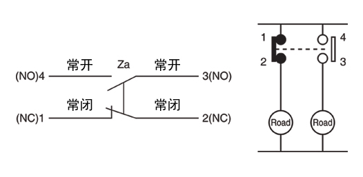 DTH-12耐高溫行程開關(guān)接點形式